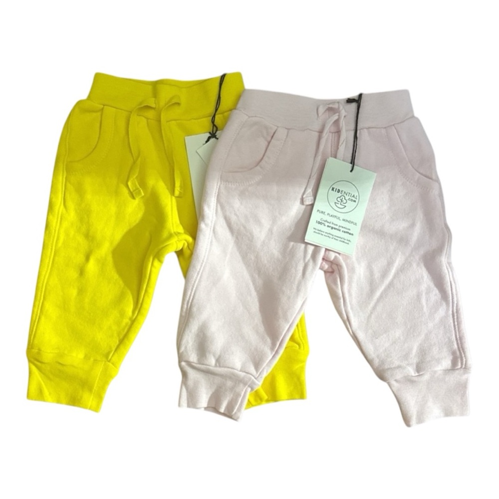 Kidential 2 pc Joggers 100% Organic Cotton